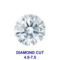 ⚡⚡Kim Cương Nhân Tạo FASCINO GEMS DIAMOND CUT 4.0 mm/ 5.0 mm/ 5.8 mm/ 6.0 mm/ 6.5 mm/ 7.0 mm/ 7.5 mm MÀU TRẮNG MỆNH KIM⚡