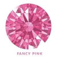 Kim cương nhân tạo Swarovski - Đá màu hồng cánh sen (FANCY PINK) [5LY - 12LY]