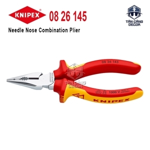 Kìm đa năng đầu nhọn cách điện 1000V Knipex 08 26 145