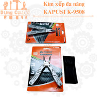 Kìm đa năng KAPUSI Japan, gấp gọn tiện lợi hợp kim thép bền đẹp K-9508