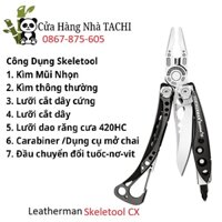 Kìm Đa Năng Leatherman SKELETOOL CX – Multi-Tool (7 In 1) | Cửa Hàng Nhà TaChi