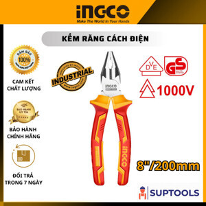 Kìm điện cách điện cao cấp Ingco HICP28208