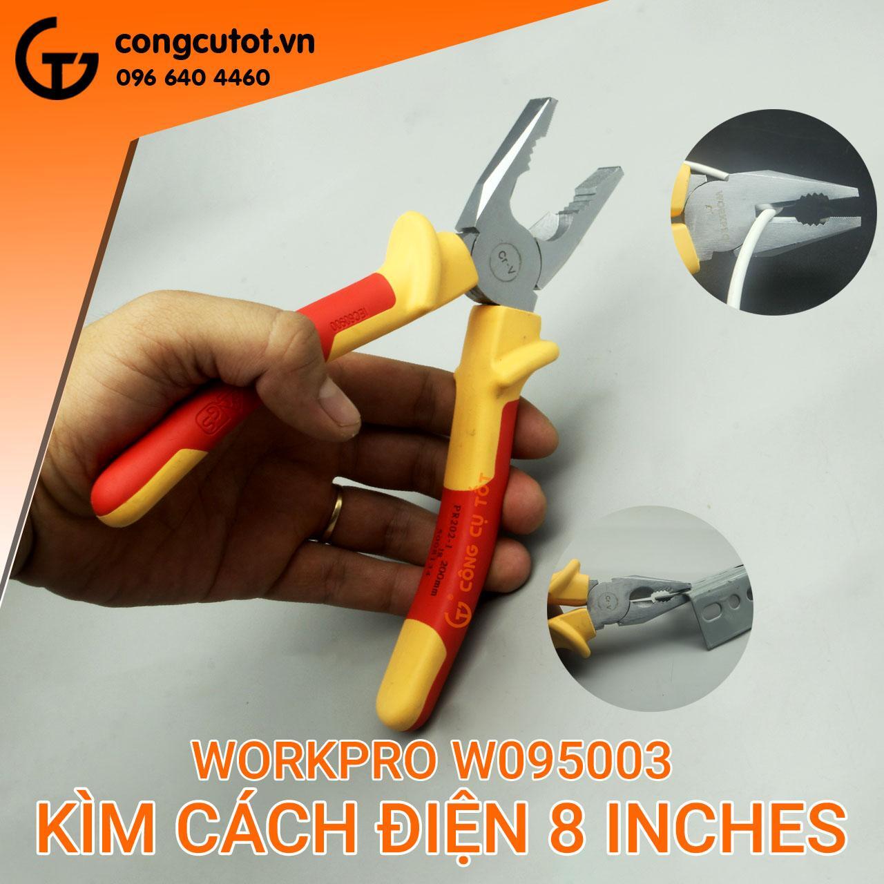 Kìm điện cách điện Workpro W095003