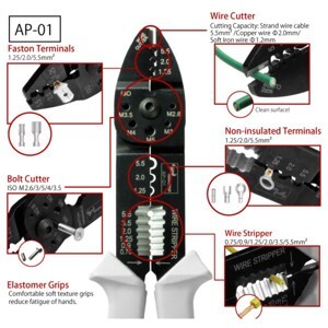 Kìm điện đa năng Tsunoda AP-01