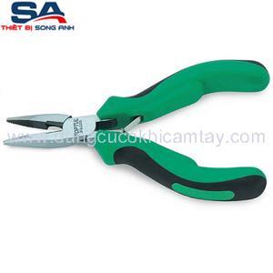 Kìm điện mũi dài màu xanh Toptul DFBJ2205 - 5"