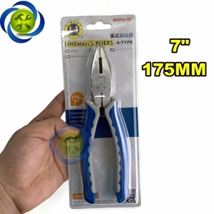 Kìm điện trắng xanh C-Mart B0014-7