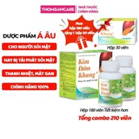 Kim đởm khang - Mẫu mới dạng Lọ tiết kiệm hơn, hỗ trợ giảm sỏi gan, mật, tán sỏi từ Kim tiền thảo, diệp hạ châu