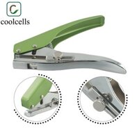 Kìm đục lỗ COOLCELLS, Tay 3-10mm Đường kính lỗ chân lông Máy đục lỗ đơn, Vỏ vít đục lỗ di động Máy khoan Vít Thẻ góc Máy đục lỗ tròn Thẻ giấy ảnh tín dụng