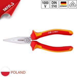 Kìm Đức mỏ nhọn cách điện Yato Yt-21133