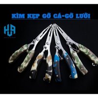 Kìm gỡ cá Megabarra đa năng thép ko gỉ, tay cầm chắc chắn Chuyên dùng gỡ cá, cắt dây, và vô khoen lưỡi câu