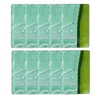 Kim JUNG MOON Aloe CURE Aloe Slice Jelly Mask Pack 10 tờ | Mặt nạ làm dịu & dưỡng ẩm
