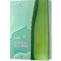 Kim Jung Moon Aloe Sense Lower Cure Aloe Slice Jelly Sheet Mask 300ml + Bộ trải nghiệm, 10 miếng, 1 miếng