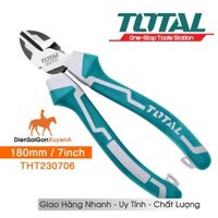 Kìm Kềm Cắt 7inch 180mm TOTAL THT230706 Cao Cấp - Điện Sài Gòn Xuyên Á