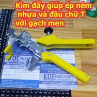 Kìm Kèm đẩy giúp ép nêm nhựa và đầu chữ T với gạch men kde7604