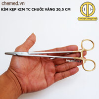 Kìm kẹp kim TC dùng trong y tế chuôi vàng các size công nghệ Đức