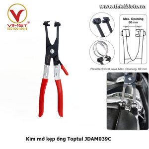 Kìm kẹp ống Toptul JDAM039C