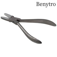 Kìm kính mắt BENYTRO, Kìm đệm mũi tròn nửa tròn bằng thép không gỉ, Sửa chữa lắp ráp Kìm mũi kim bạc để điều chỉnh kính