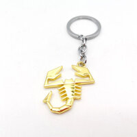 Kim Loại Bọ Cạp Móc Khóa Thép Không Gỉ Mặt Dây Thời Trang Nam Nữ Túi Chìa Khóa Ô Tô Dây Xích Tridents Trang Sức