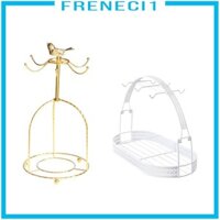 Kim Loại Cốc Giá Đứng Cốc Thoát Nước Đứng Hiển Thị Có Móc Treo Người Tổ Chức Giá Đựng Trang Trí Trà Cho Bàn Trà Tiệc Tủ