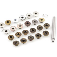 Kim Loại Nam Nữ Nút Quần Jean Lắc Đầu Khóa Công Cụ Lắp Đặt Nút Trên Quần Jean Nút Quần Lót Nữ