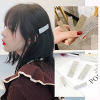 Kim Loại Sang Trọng Kim Cương - Kẹp Tóc Hình Học Đơn Giản Thiết Kế Mỏ Vịt - Kẹp Tóc Phong Cách Hàn Quốc - Size lớn 7 cm x 2,2 cm