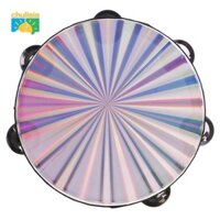 Kim loại Tambourine cầm tay 8 "