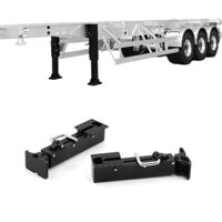 Kim Loại Trailer Landing Gear Giá Đỡ Outrigger Cho 1 / 14 Tamiya RC Dump Truck SCANIA 770S R620 VOLVO Arocs MAN TGX Phụ Kiện Xe Hơi
