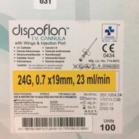 Kim luồn tĩnh mạch Dispoflon-India- 320k/hộp/100c