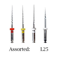 Kim máy Oro nha khoa ORODEKA PLEX2.0, Kích hoạt nhiệt Decca, Tệp kim pha loãng, Máy Niti nha khoa, Tệp kim pha loãng - 25MM Assortde