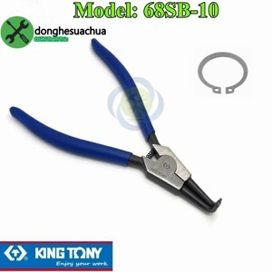 Kìm mở ngoài phe mũi cong Kingtony 68SB-10, 10"