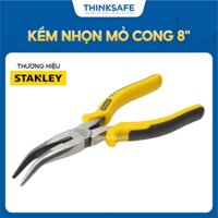 Kìm mỏ nhọn mũi cong Stanley 84-072 dài 200mm chất liệu thép hợp kim dùng để cắt, uốn cong, gắp vật liệu nhỏ - Thinksafe