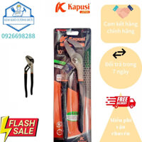Kìm mỏ quạ vặn ống nước 10inch KAPUSI Nhật Bản, Kềm vặn ống nước 7 răng cao cấp