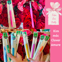 [kim móc len] Kim móc Clover Amure - Tiệm Len Dolly (dụng cụ móc len, bộ kim móc len đủ size, dụng cụ móc len đầy đủ,..)