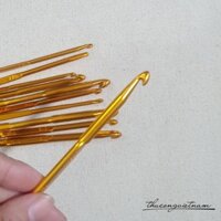 Kim móc len nhôm 2 đầu 7.5/0-9/0 (4.5-5.5mm)