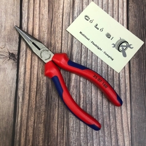 Kìm mũi dài với lưỡi cắt Knipex 25 02 160