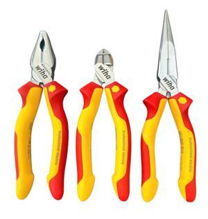 Kìm mũi nhọn cách điện 1000V Wiha 26727