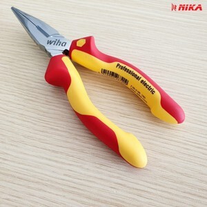 Kìm mũi nhọn cách điện 1000V Wiha 26720