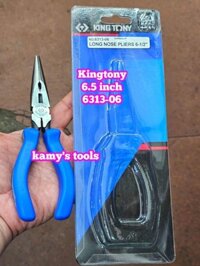 Kìm mũi nhọn có lỗ 6.5 inch Kingtony 6313-06 dài 170mm kìm mỏ nhọn