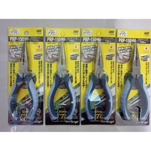 Kìm mũi nhọn có lỗ tuốt dây và lò xo 150mm Tsunoda PRP-150HGS