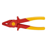 Kìm mũi phẳng bằng nhựa cách điện 1000V KNIPEX 98 62 01