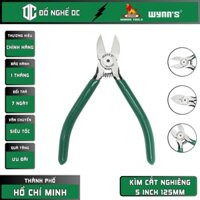 Kìm nghiêng, kìm cắt nghiêng 5 inch 125mm WNS105D Wynn's làm bằng thép cứng không gỉ, độ sắc bén cao, dùng kẹp cắt -SG