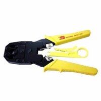 Kìm Nhấn Mạng Bosi Tool BS433468 4P / 6P / 8P - Bấm Cáp, Cắt Dây, Tuốt Dây, Thiết Kế Nhỏ Gọn, Chất Liệu Cao Cấp
