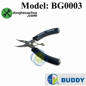 Kìm nhọn Buddy BG0003 loại 4inch cán đen mũi cong