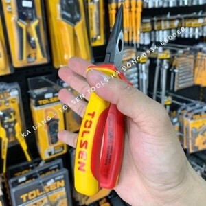 Kìm nhọn cách điện Tolsen V38138 8″