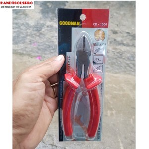 Kìm nhọn Goodman đỏ KD-1006, 6"