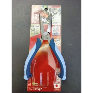 Kìm nhọn mũi cong tác động mạnh 150mm Tsunoda PW-222DG