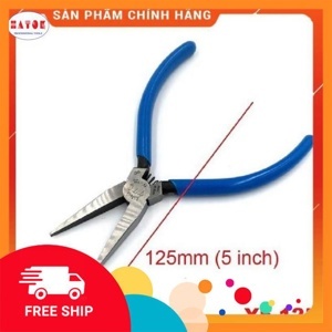 Kìm nhọn mũi phẳng 125mm Tsunoda YF-125