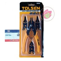 KÌM PHE BỘ 4 ĐẦU TOLSEN 10100 4 IN 1 CIRCLIP PLIERS SET