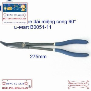 Kìm phe dài miệng cong 90° C-Mart B0051-11