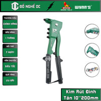 Kìm Rút Đinh Tán, Kìm Rút Rive 4 Lỗ Xanh Đen 10''200mm WA106 Wynn's, Thép cao cấp, Cán được bọc nhựa, rút tán đinh rive